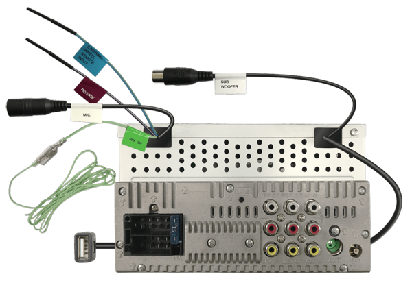 DMX125DAB - Dmx125dab achterkant - DMX125DAB