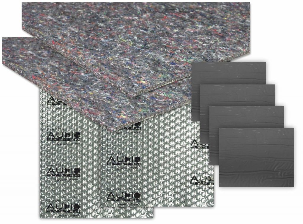 AUDIO SYSTEM DOOR KIT 4.0 4x Silence fleece + 4x Alubutyl 1500+ 4x ALU Sheet 250 - Door kit 4 - DOOR KIT 4.0