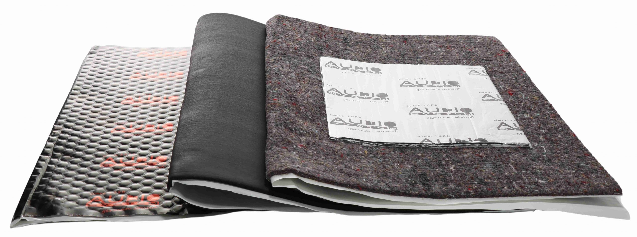 AUDIO SYSTEM DOOR KIT 2.0 2x Silence fleece + 2x Alubutyl 3000+ 4x ALU Sheet 250 + 1x Neoprene foam - Doorkit 2 - DOOR KIT 2.0