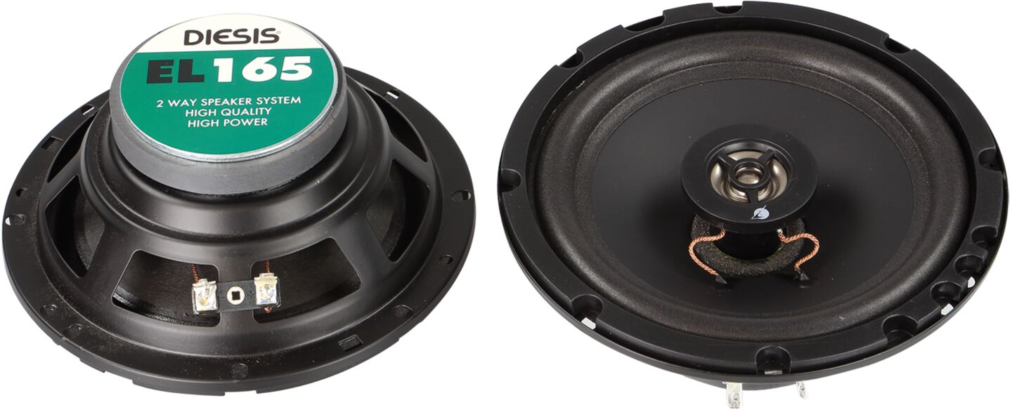 Speakers 2-weg 165mm 100Watt  Paar - El165 - EL165