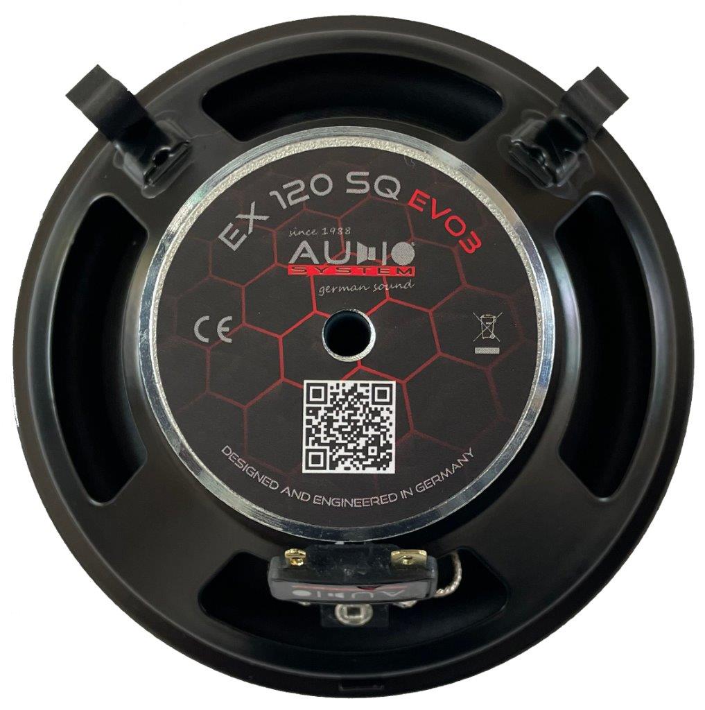 AUDIO SYSTEM 120mm HIGH-END Midrange Speaker - Ex120 sq evo3 3 1 - EX120 SQ EVO 3
