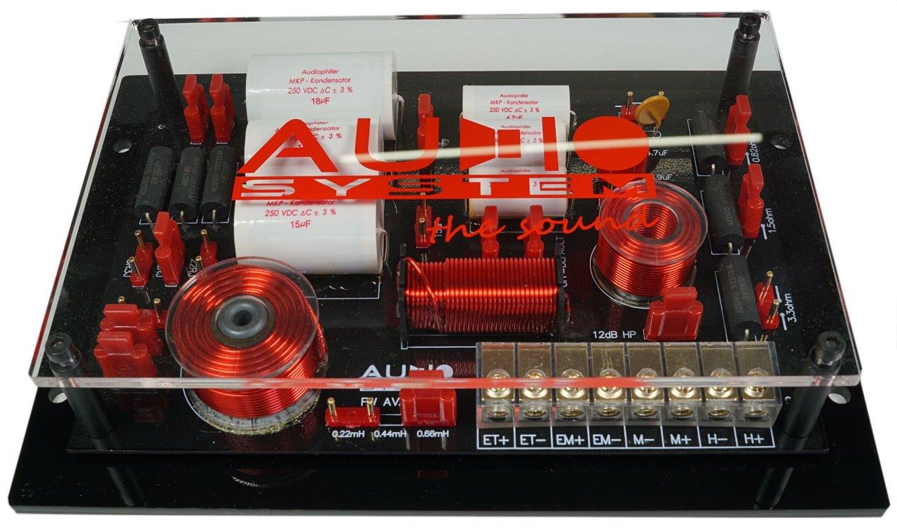AUDIO SYSTEM Crossover AVALANCHE-SERIES 2-weg ABSOLUTE HIGH END-scheidingsfilter - Fw avalanche schraeg neu - FW AVALANCHE