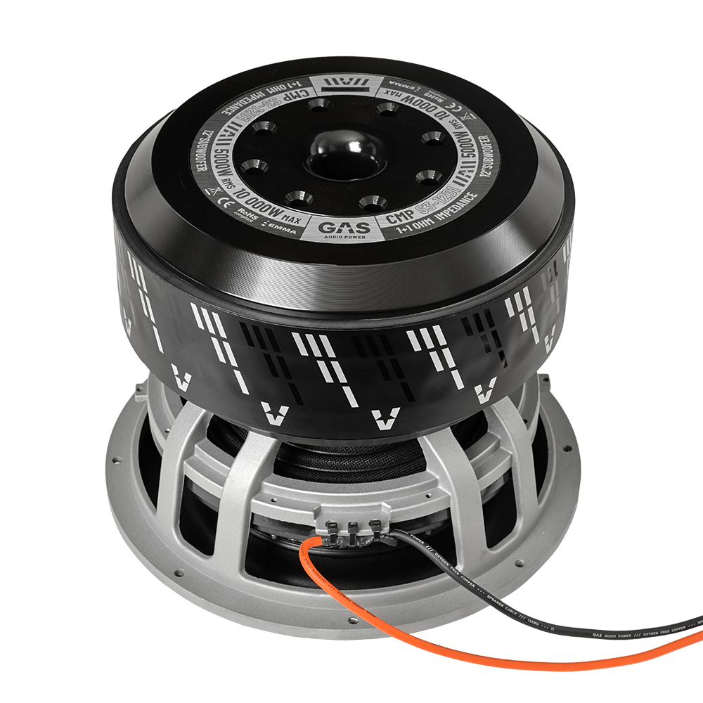 GAS CMP Level 3 Subwoofer 12" 2x0,5 Ohm - Gas cmp s3 12d1 5 - CMP S3-12D5
