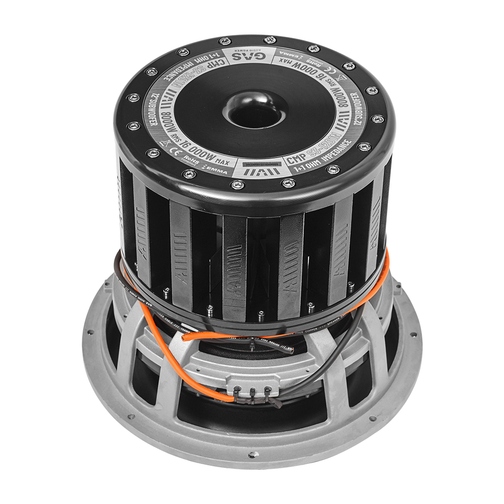 GAS CMP Level 3 Subwoofer 12" 2x1 Ohm EXTREME - Gas cmp s3 12d1n 5 - CMP S3-12D1N