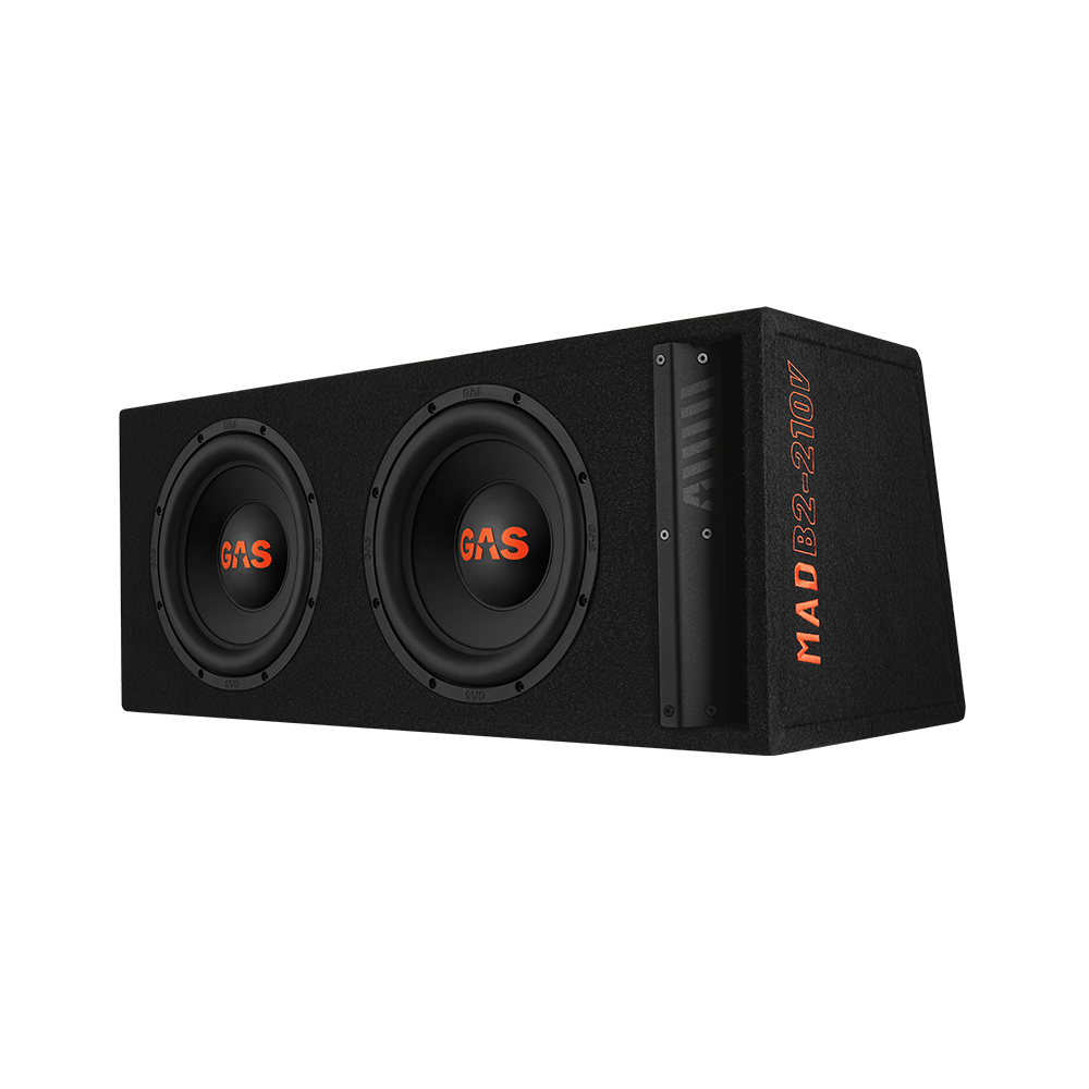 GAS MAD Level 2 Loaded enclosure 2x10" V2                               - Gas mad b2 210v - MAD B2-210V