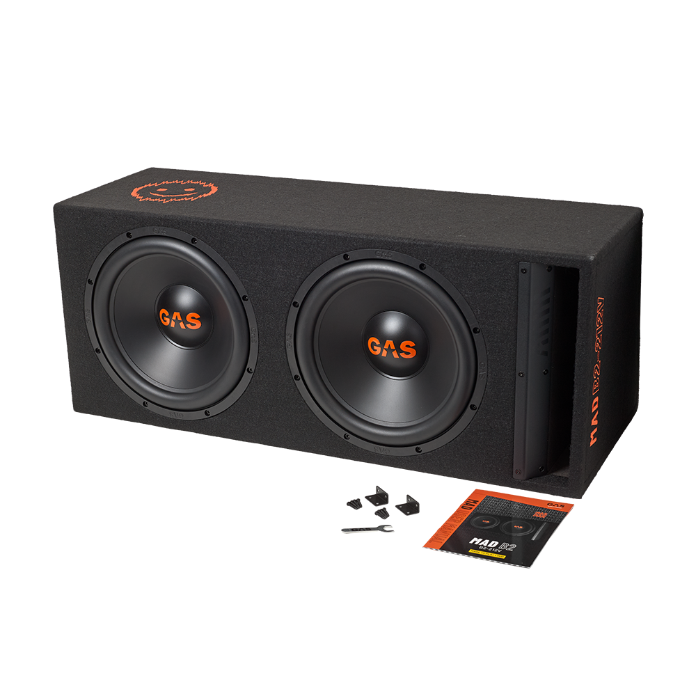 GAS MAD Level 2 Loaded enclosure 2x12" V2                                                            - Gas mad b2 212v 7 - MAD B2-212V
