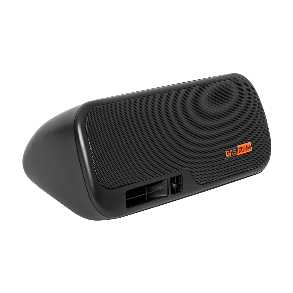 GAS MAD BK2-344 3-way box speaker - black, opbouwspeaker - Gas mad bk2 344 3 - MAD BK2-344