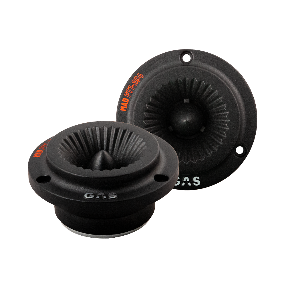 GAS MAD Level 2 Horn Tweeter 1"                           - Gas mad pt1 254 - MAD PT2-254