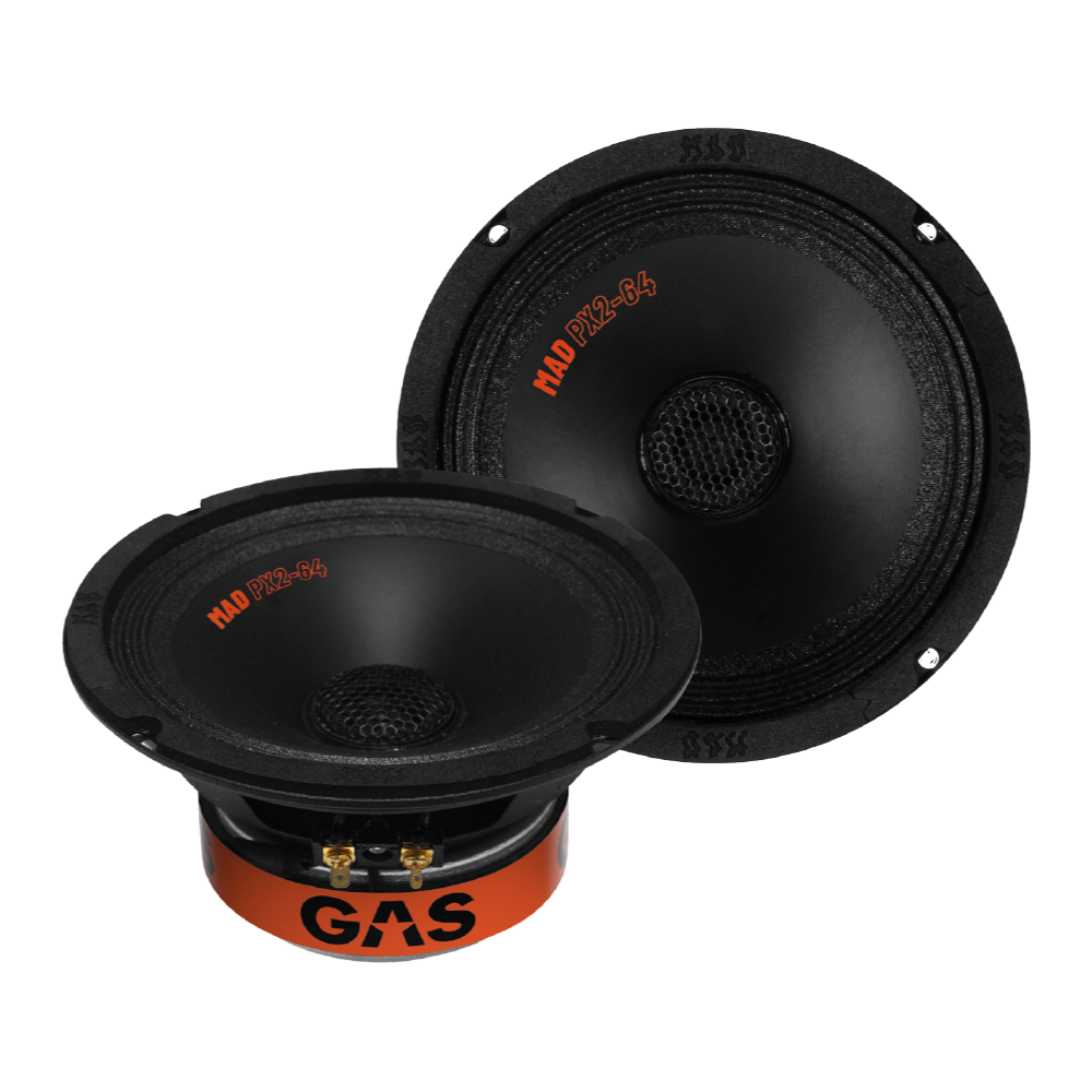 GAS MAD Level 2 Coaxial Speaker 6.5" - Gas mad px2 64 - MAD PX2-64