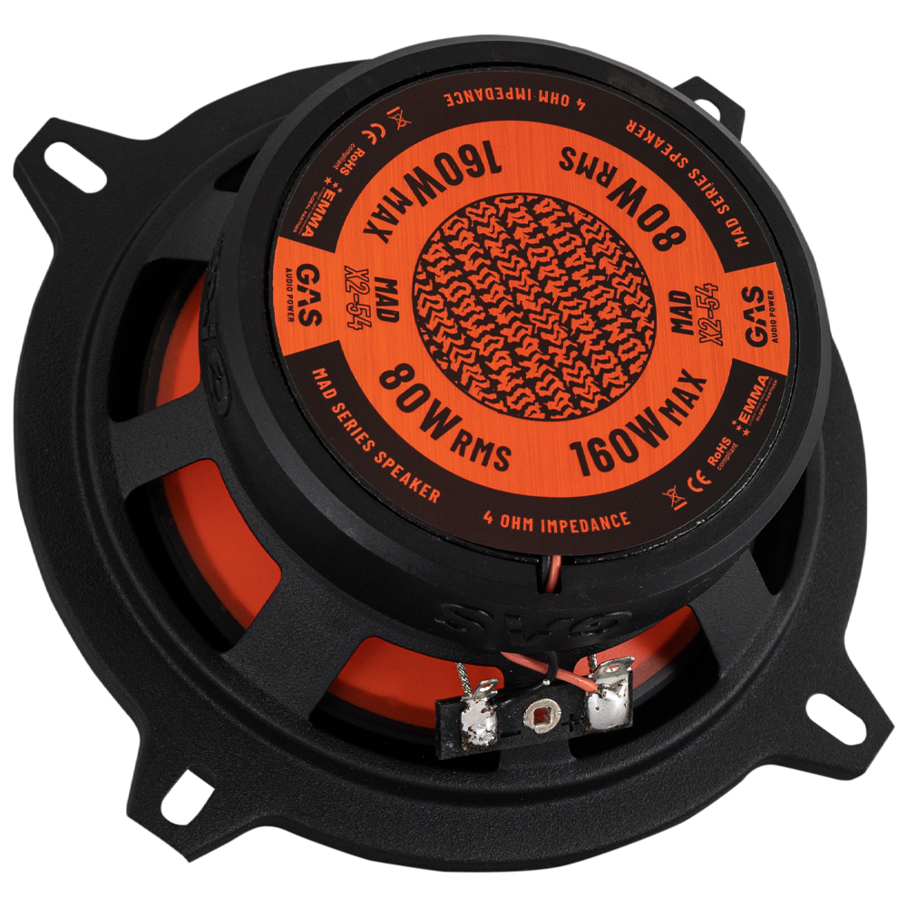 GAS MAD Level 2 Coaxial Speaker 5.25" - Gas mad x2 54 5 - MAD X2-54