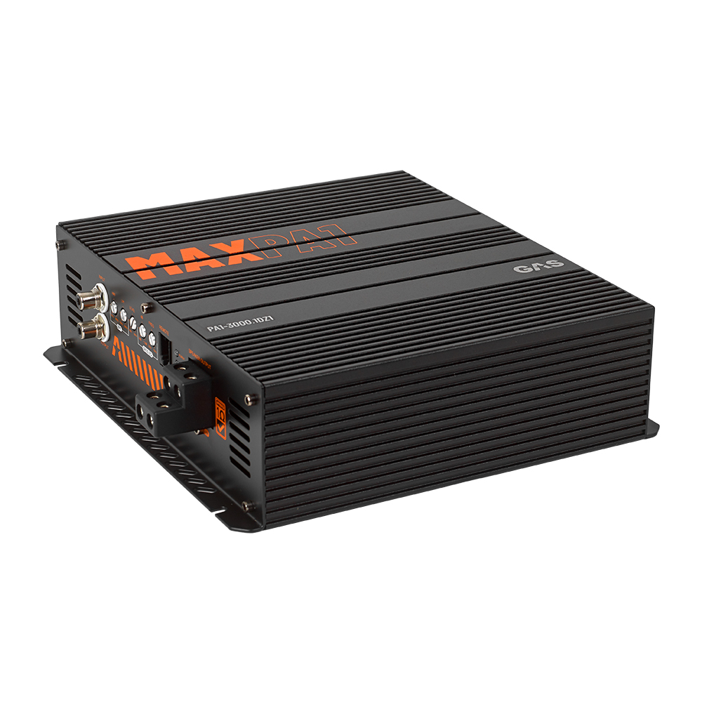 GAS MAX Level PA1 Mono amplifier 2Ohm - Gas max pa1 3000 - MAX PA1-3000.1DZ2