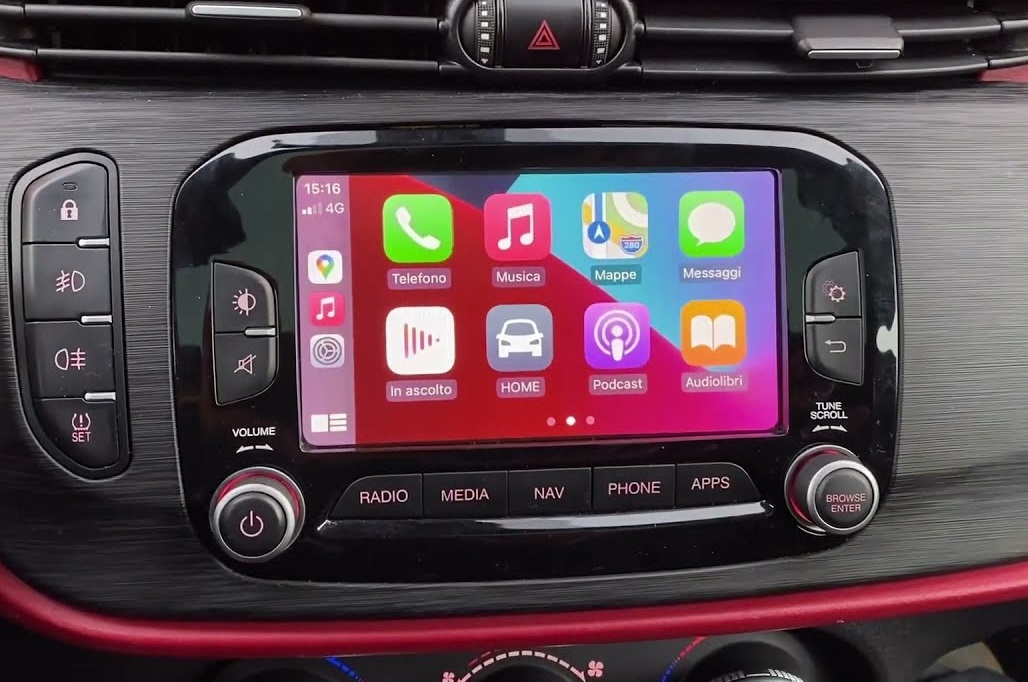 Giulietta 2014-2019 6.5" draadloos Apple carplay/Android auto uitbreiding - Giulietta apple carplay - WITCP4005
