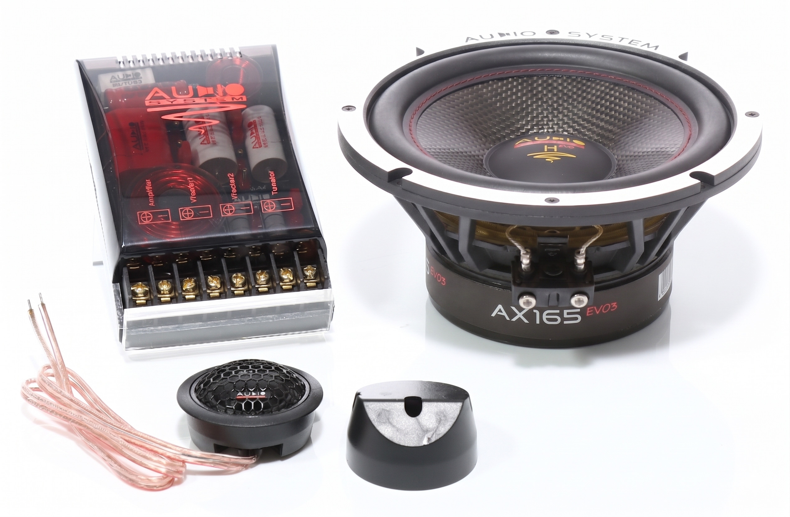 Helon-Serie 2-OHM 2-Way System 165 mm Exteme Kickbass Compo Systeem. - H165 evo3 - H165 EVO 2