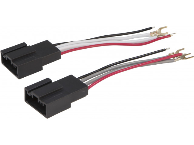 AUDIO SYSTEM HIGH-ADAPTER-KABEL voor BMW E + F-modellen (paar) - Hlac bmw connector 640x480 - HLAC BMW Connector