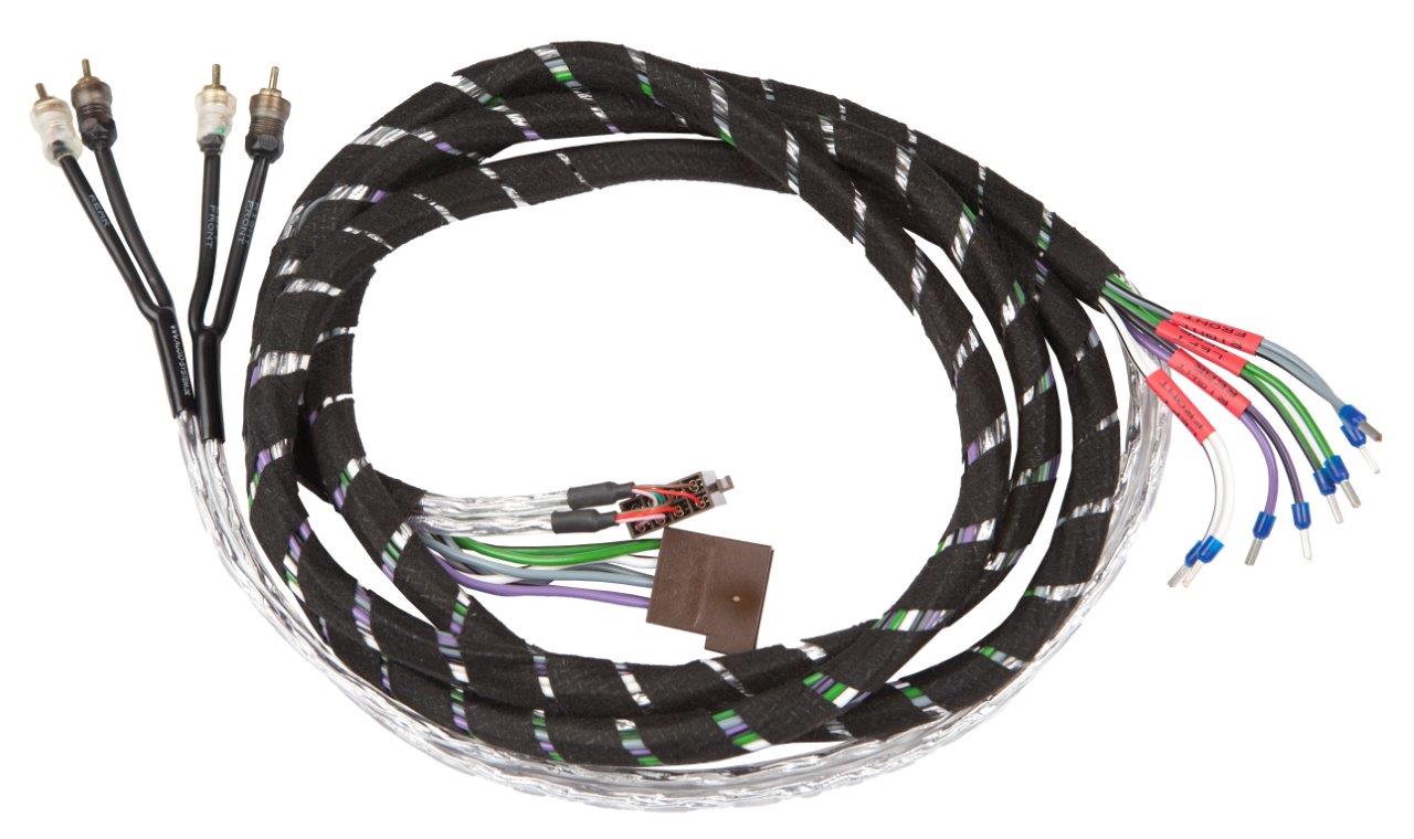 AUDIO SYSTEM 4-Kanaals HIGH-LOW-ADAPTER-Luidspreker kabel 5 meter - Hlac4 5m 3m - HLAC4 5m
