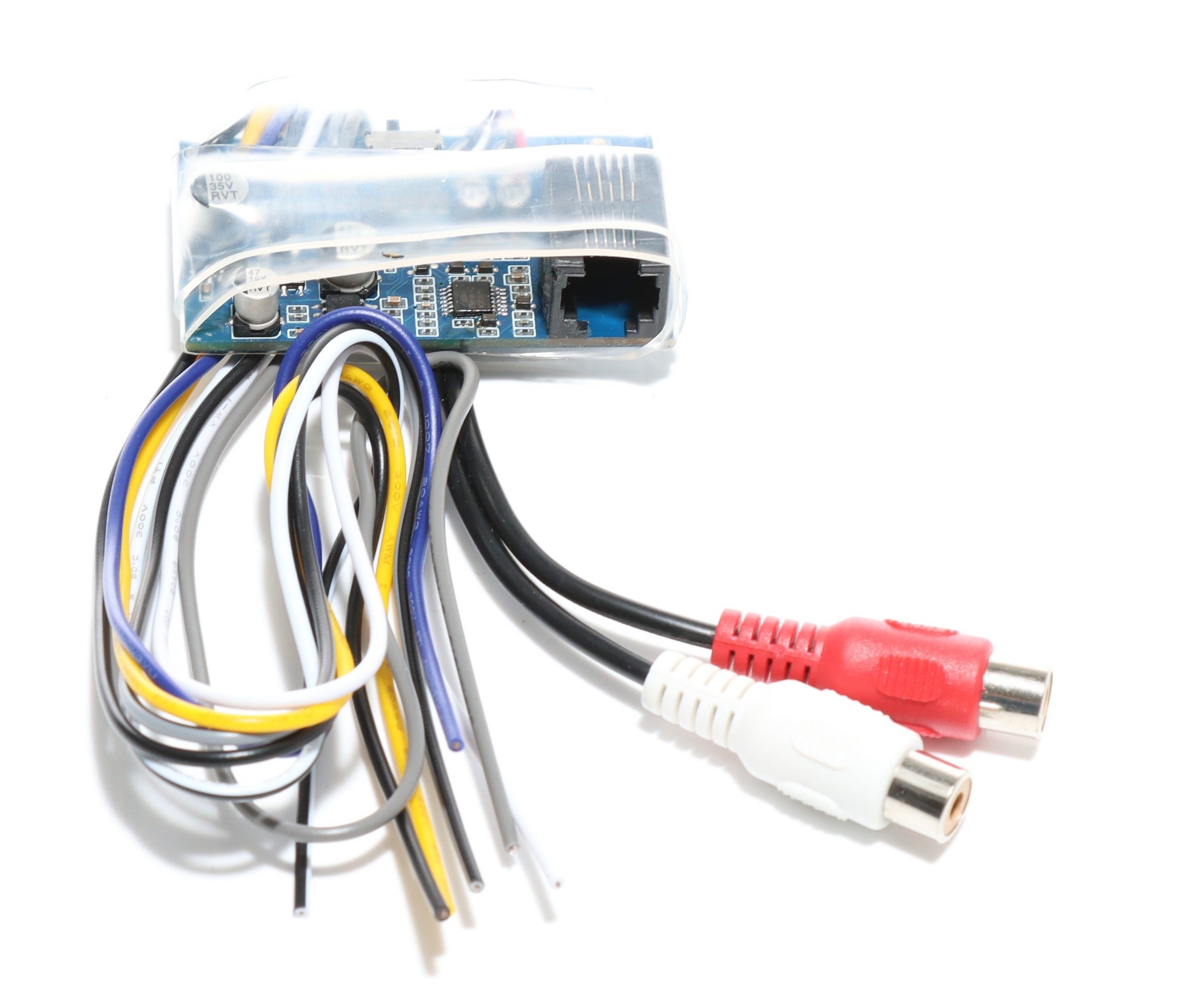 2-weg high-low-adapter voor OEM-radio's/versterkers - Hlc2 em rtc 12 24v scaled - HLC2 EM RTC 12/24V