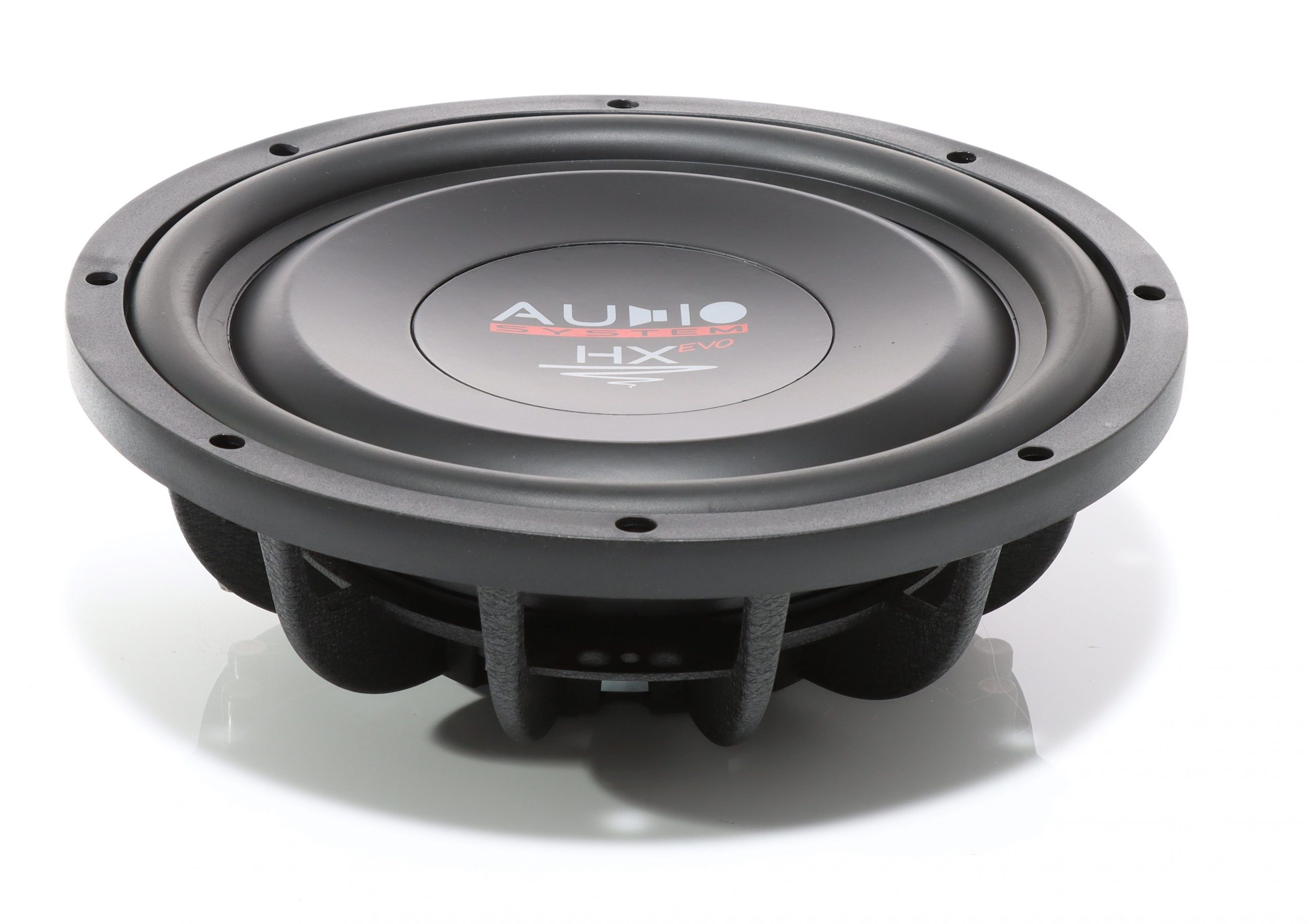 HX-Serie 250 mm High-End - FLAT Subwoofer 2x2 Ohm 2x250/200 watt - Hx 12 flat evo neu scaled - HX10 FLAT EVO