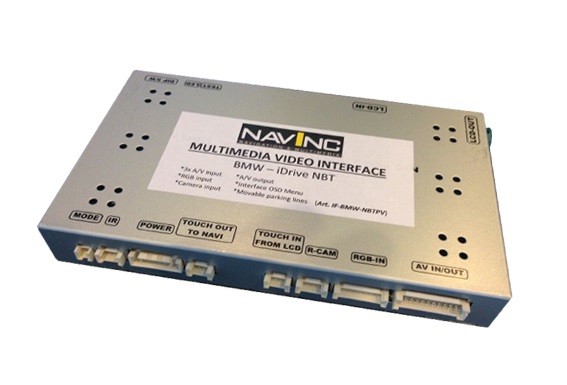 Multimedia video interface (3x AV-in/RGB/CAM/AV-out) BMW/MINI iDrive ipas function - If bmw nbtpv1 - NI.IF-BMW-NBTPV