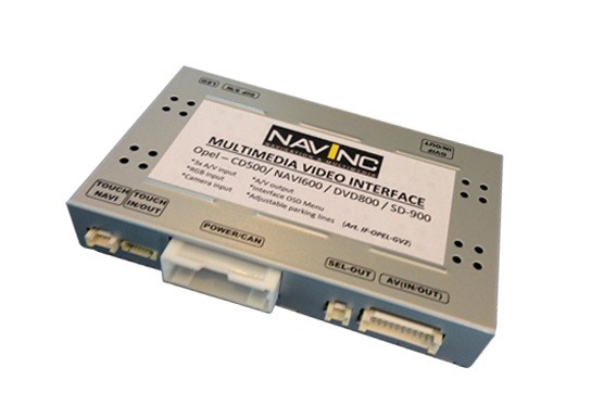 Multimedia video interface Opel Astra/Insignia/Mokka Navi 900 IntelliLink (3x AV-in/RGB/CAM/AV-out)  - If opel gv4 - NI.IF-OPEL-GV4