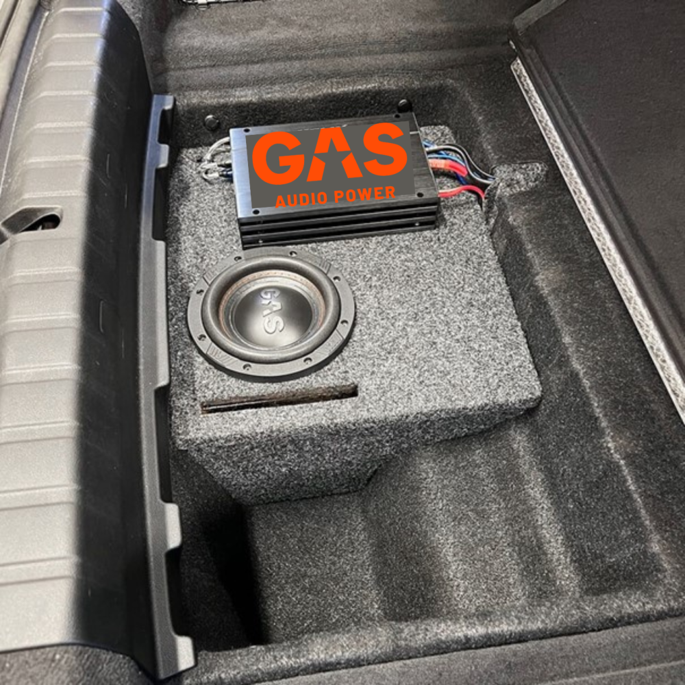 GAS Audio Power Pasklare subwoof set BMW I4 2022-> - Inbouw - GAS BMW I4 Set 