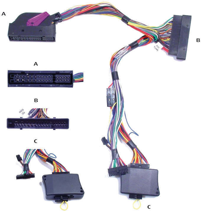 Audio2Car Audi A6 2004-2011met Bose 6000 system 13 speakers (versterker links achterin) - Kram 84063 - 84063