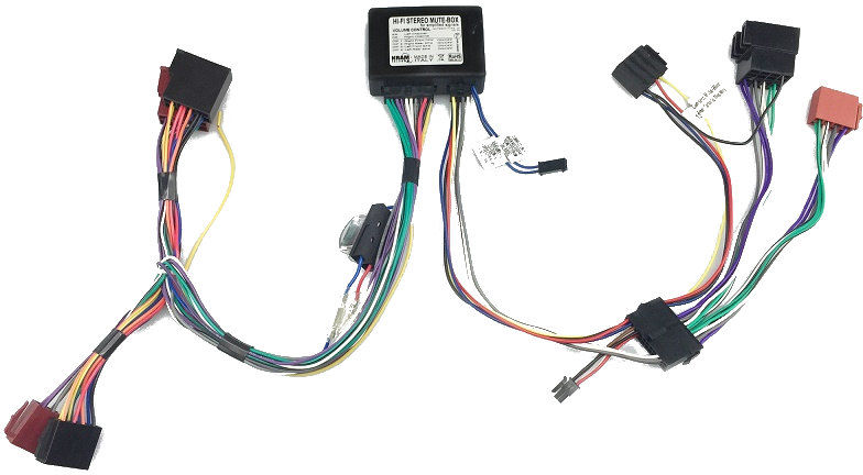 Mutebox Hifi Stereo met ISO voor auto's met versterker 4 kanaals - Kram 86000mh - 86000MH