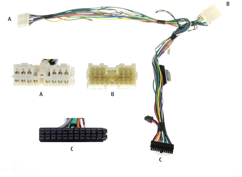 Audio2Car 20 pins Diverse modellen Mitsubishi - Hyundai Santamo - Kram84660 - 84660