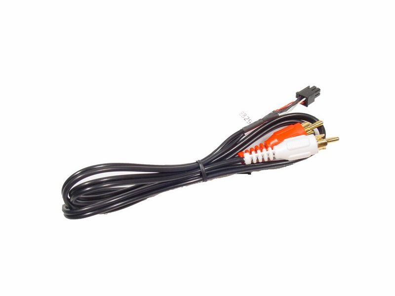 AUX Adapter microfit 4 pin Male to 2 x RCA Male - Kramxa005 - XA005
