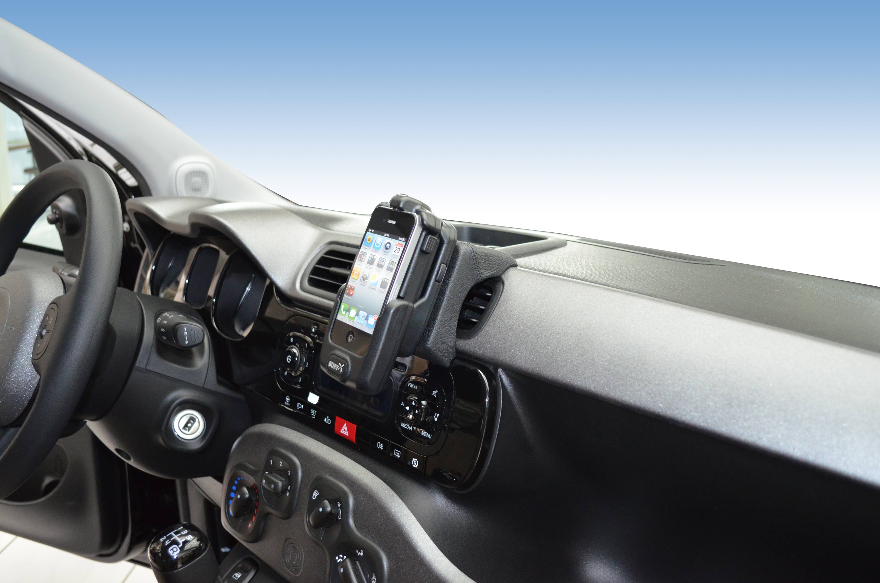 Fiat Panda 2012-2019 Kleur: Zwart - Kuda 07829x 4 - 6078290
