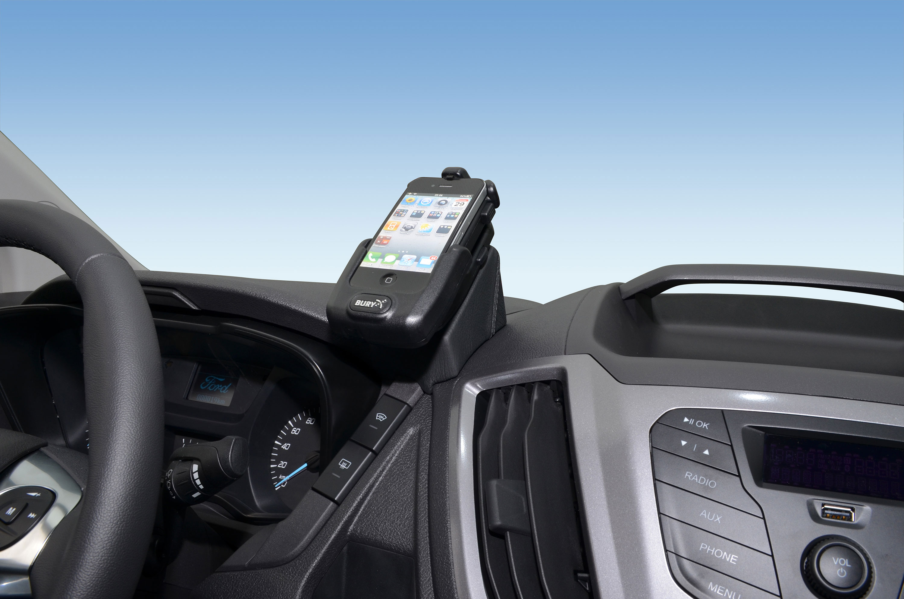 Ford Transit 2014-2019 Kleur: Zwart - Kuda 138x 2 - 601385