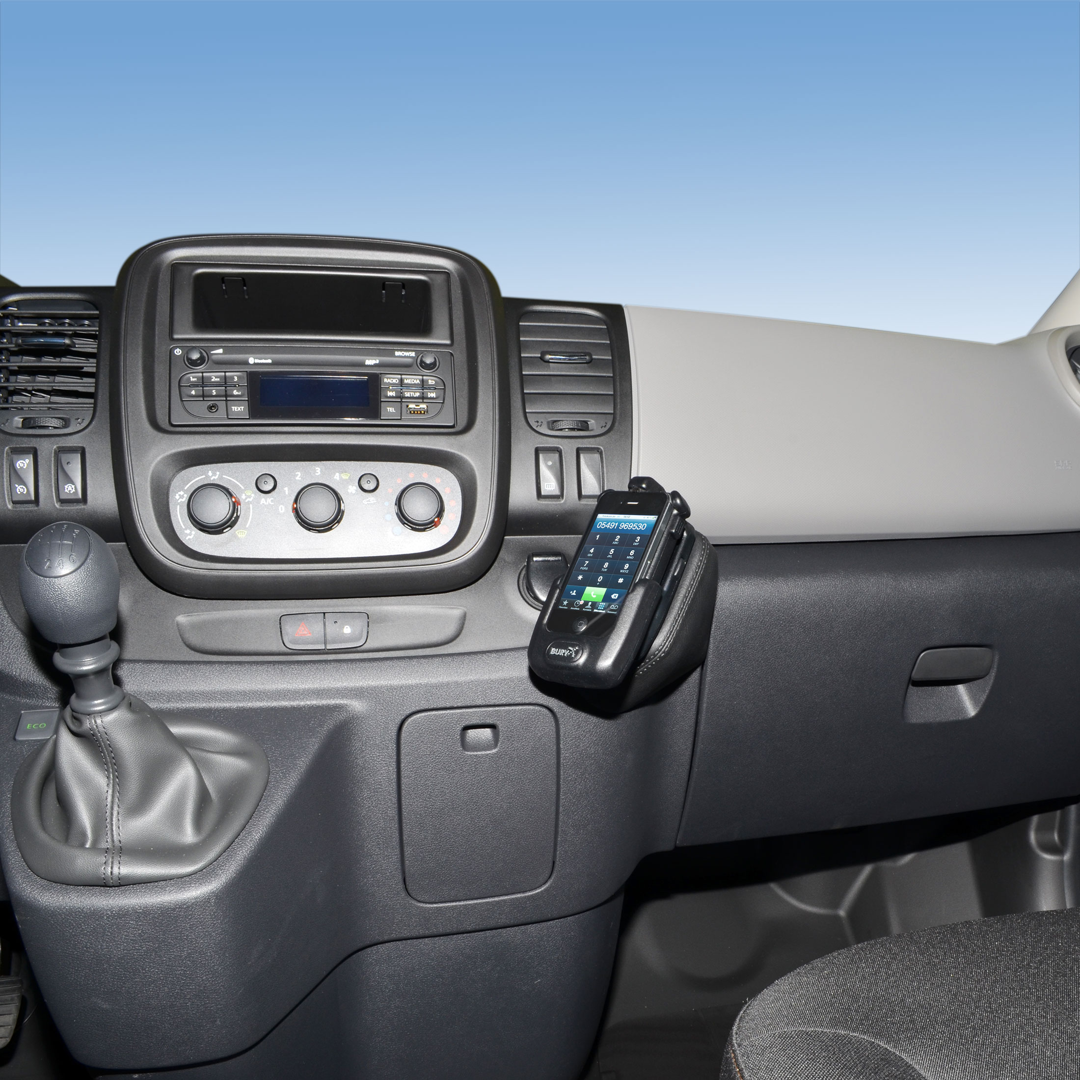 Opel Vivaro - Renault Trafic - Fiat Talento - Nissan NV300 2015-2019 Kleur: Zwart - Kuda 162x 2 - 601625