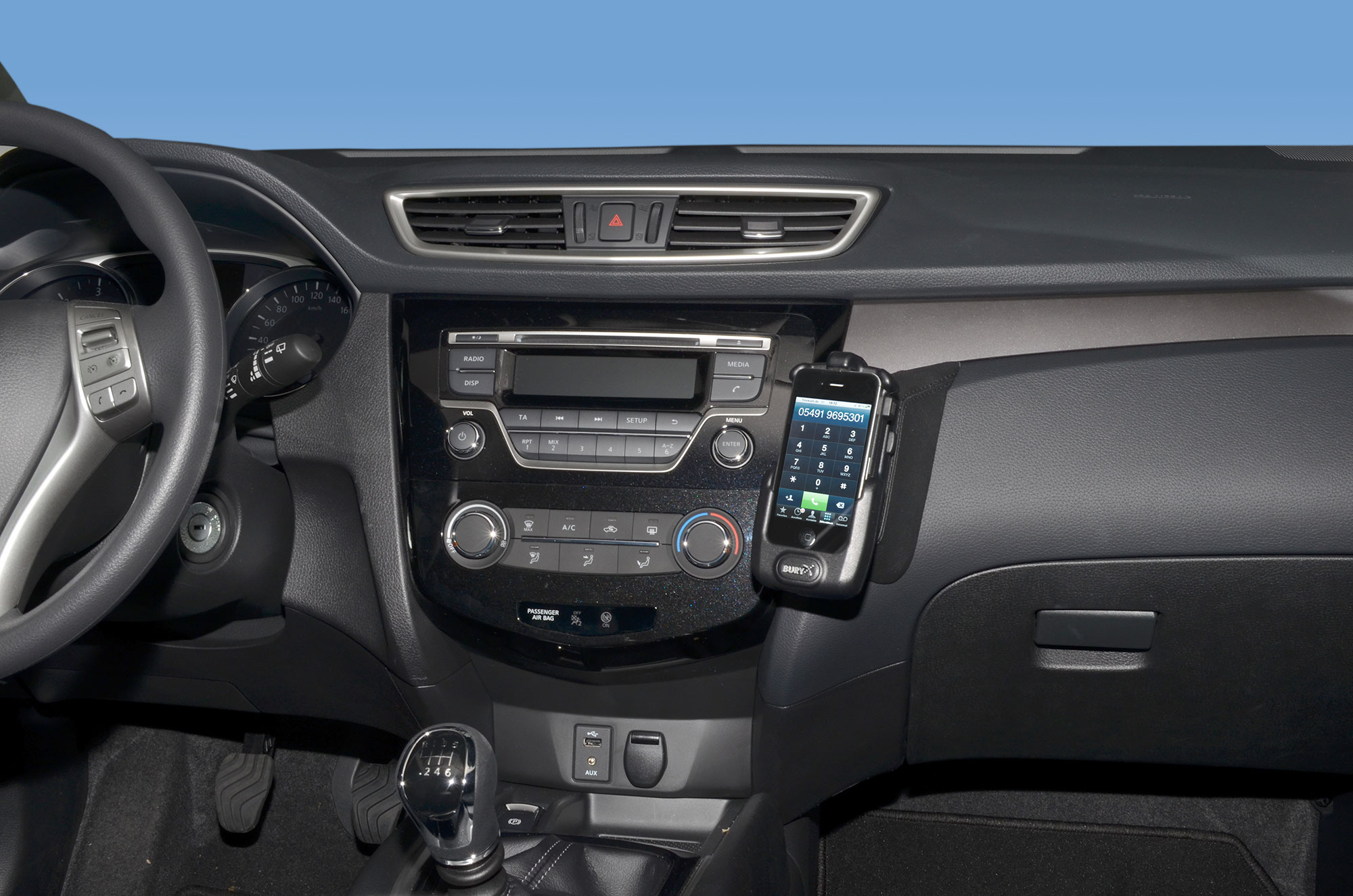 Nissan X-Trail / Qashqai 2014-2019 Kleur: Zwart - Kuda 170x 2 - 601705