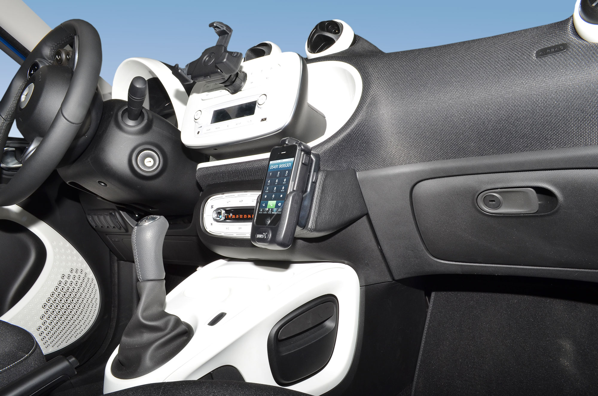 Smart ForTwo / ForFour (W453) 2014-2019 Kleur: Zwart  - Kuda 177x 2 - 601775