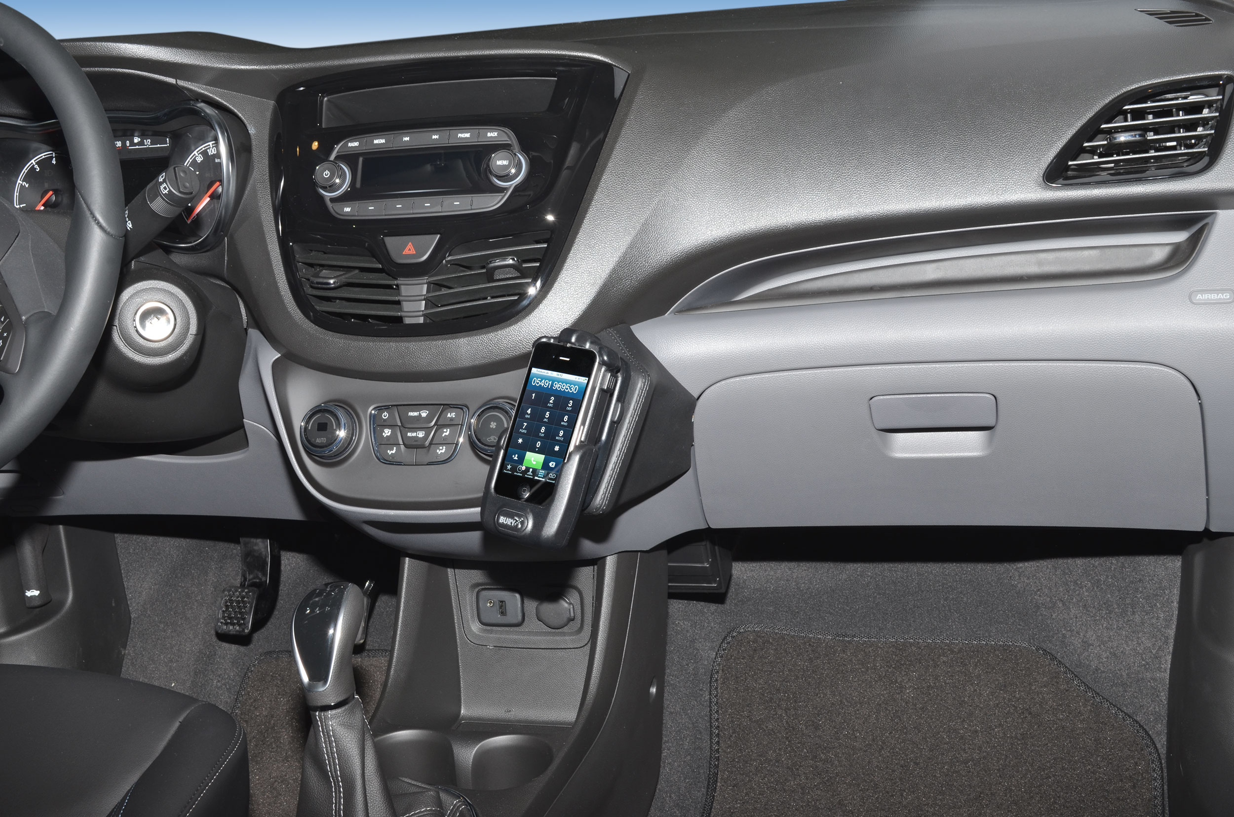 Opel Karl 2015-2019 Kleur: Zwart - Kuda 207x 2 - 602075