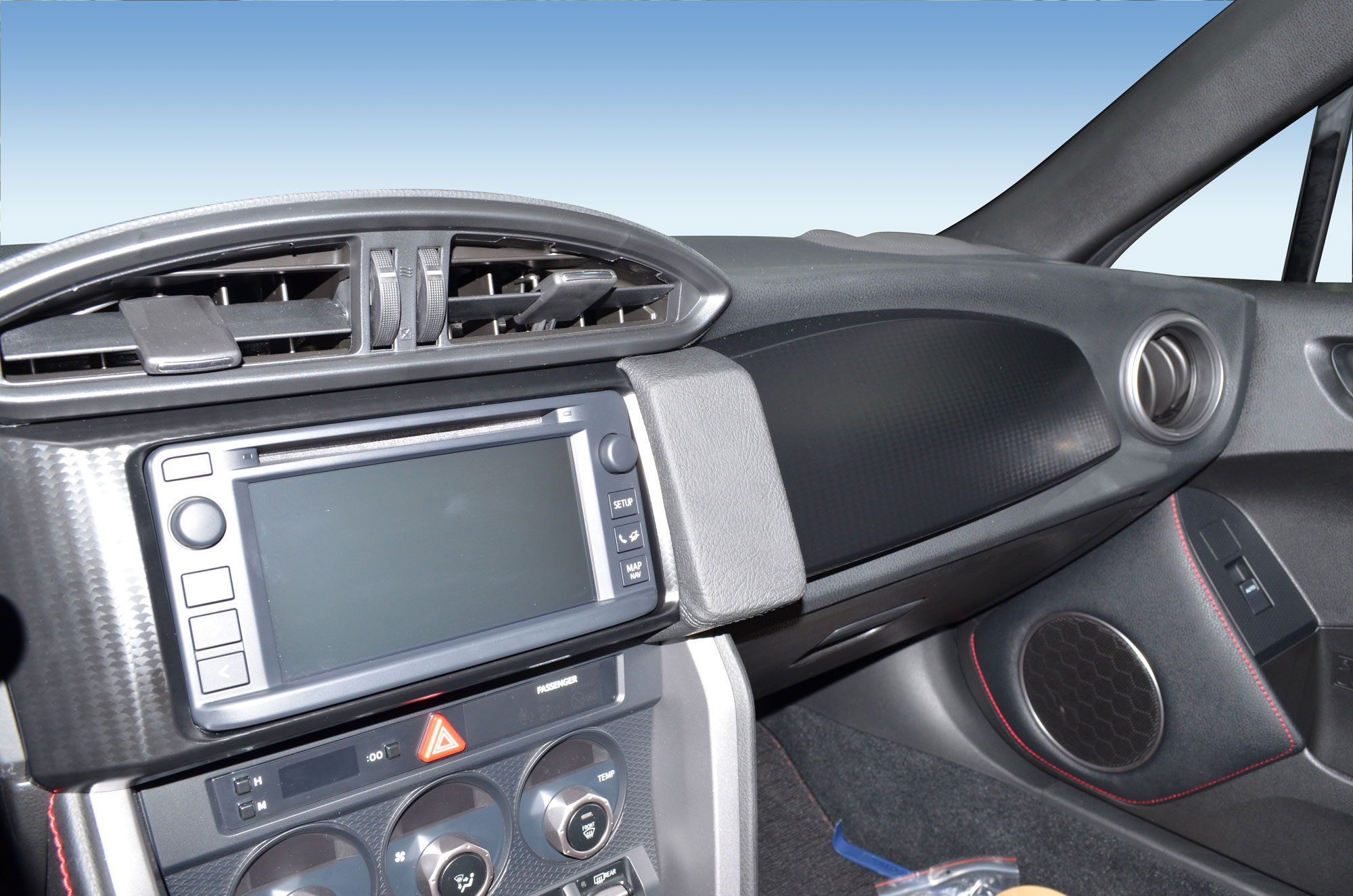 Toyota GT 86 - Subaru BRZ 2012-2019 Kleur: Zwart - Kuda124x 3 - 601240