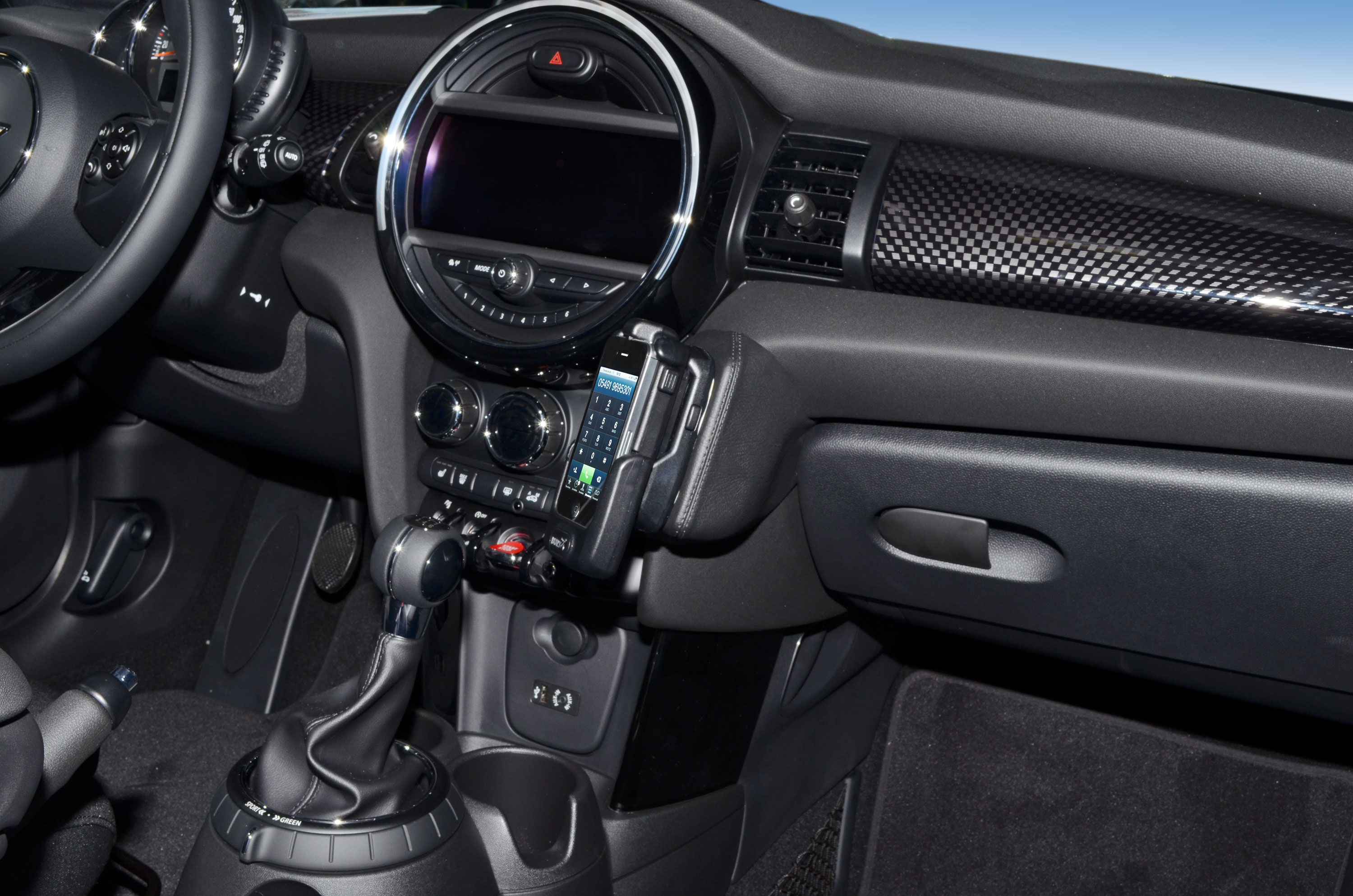 Mini (F55/F56) 2014-2021 Kleur: Zwart - Kuda154x 2 - 601545