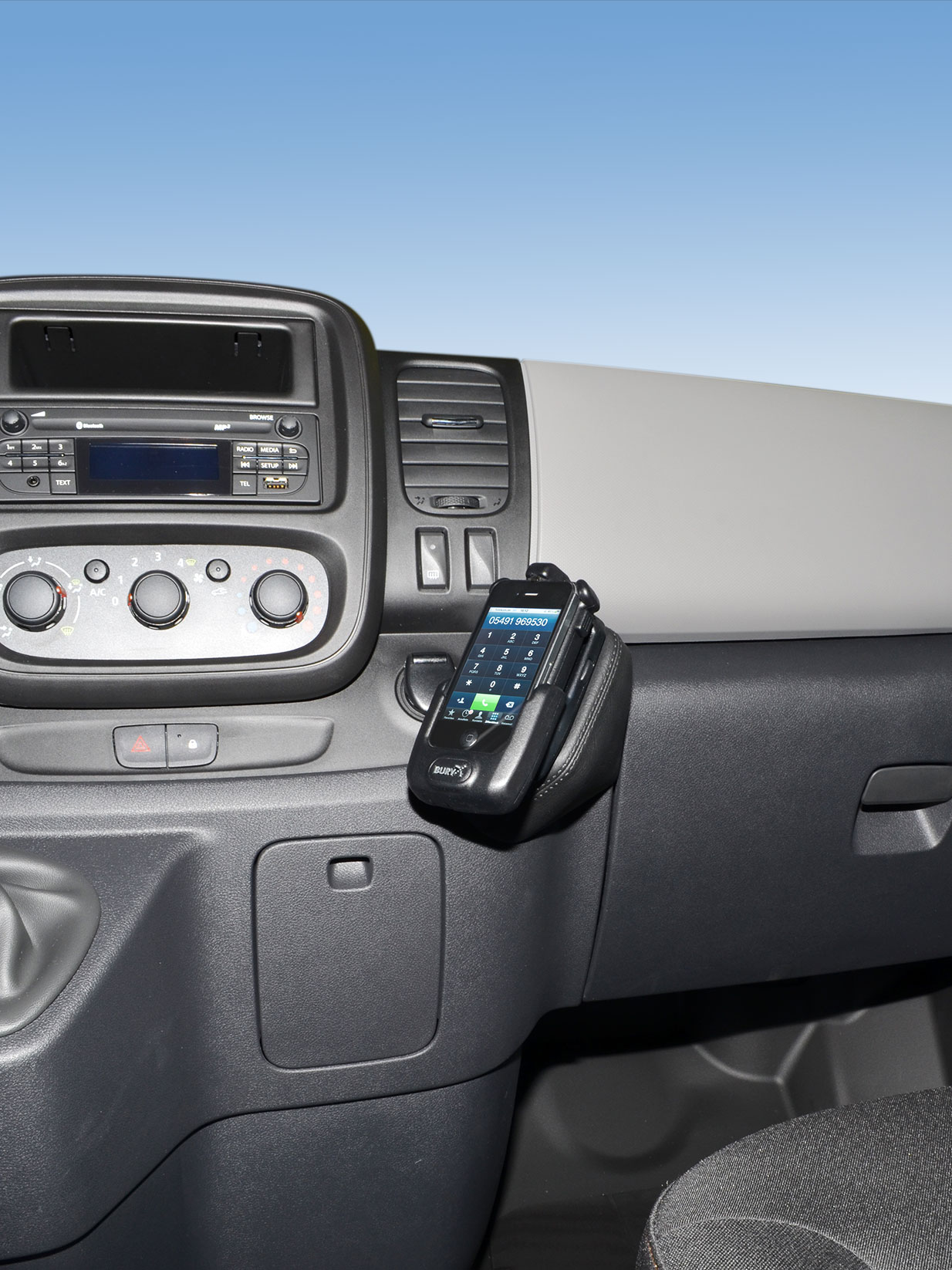 Opel Vivaro - Renault Trafic - Fiat Talento - Nissan NV300 2015-2019 Kleur: Zwart - Kuda162x 1 - 601625