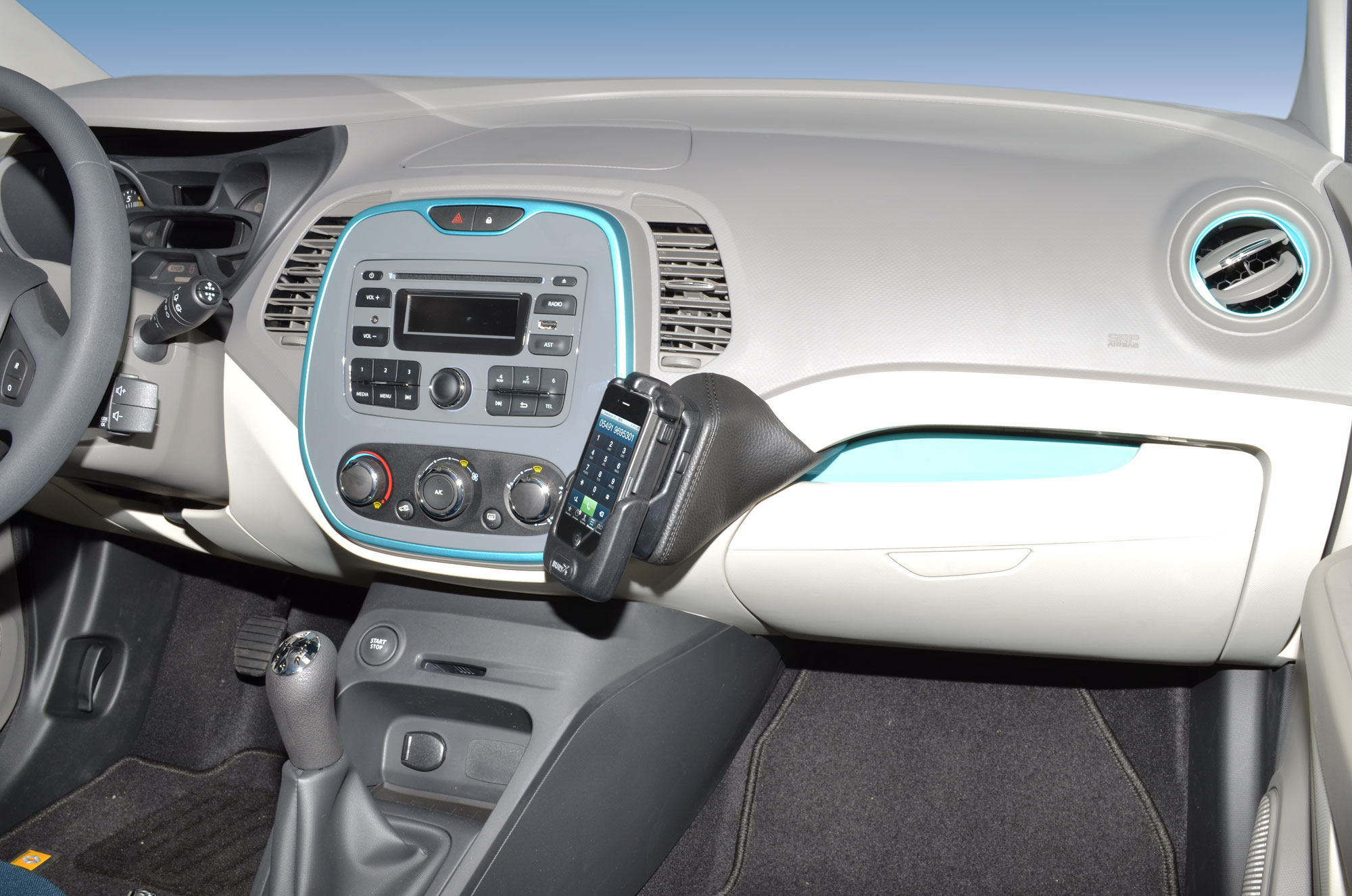 Renault Captur 2014-2019 Kleur: Zwart - Kuda185x 2 - 601855