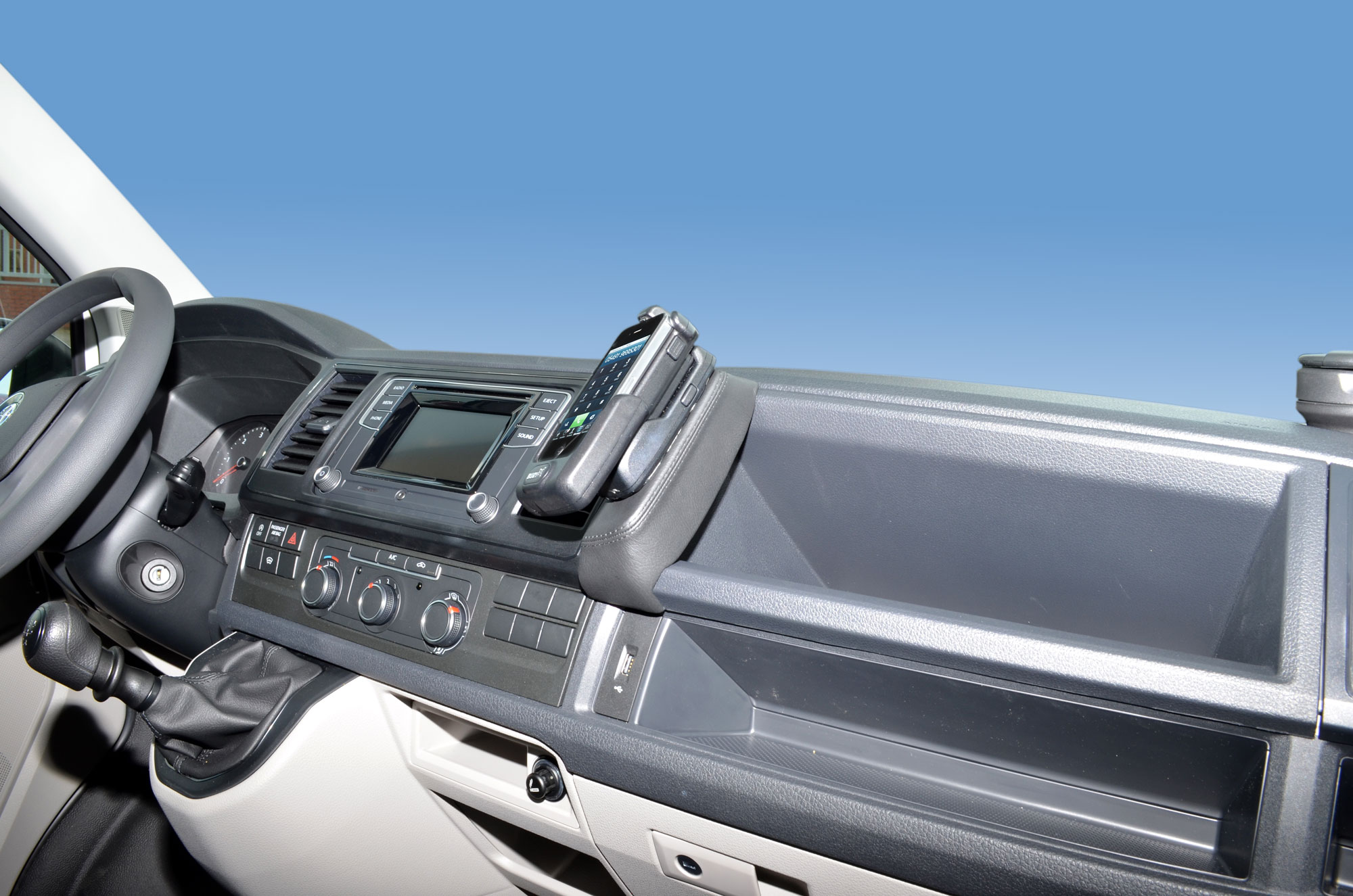 Volkswagen T6 Transporter 2010-2019 Kleur: Zwart  - Kuda190x 2 - 601905