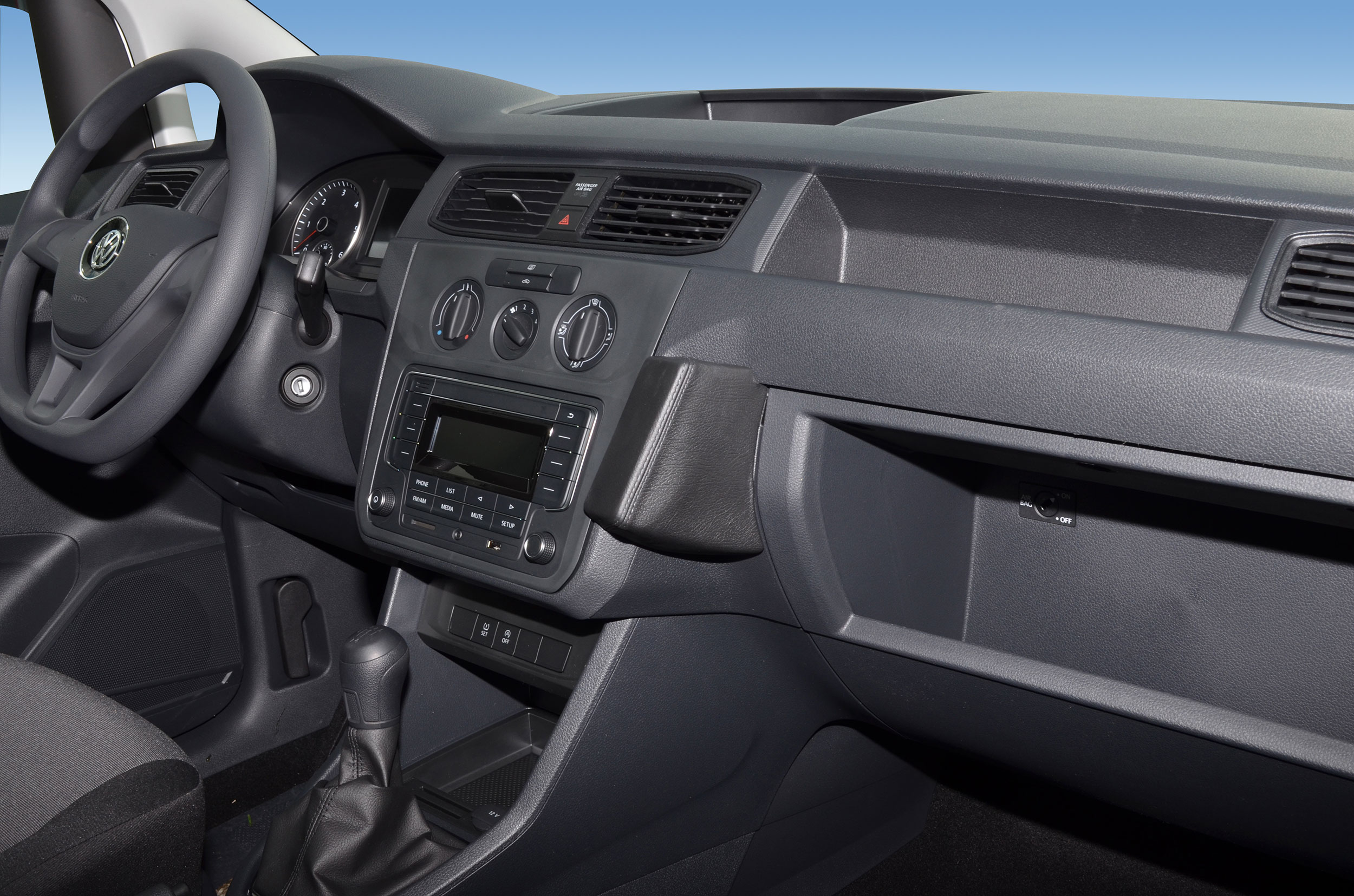 Volkswagen Caddy 2015-2020 - Kleur: Zwart  - Kuda197x 4 - 601975