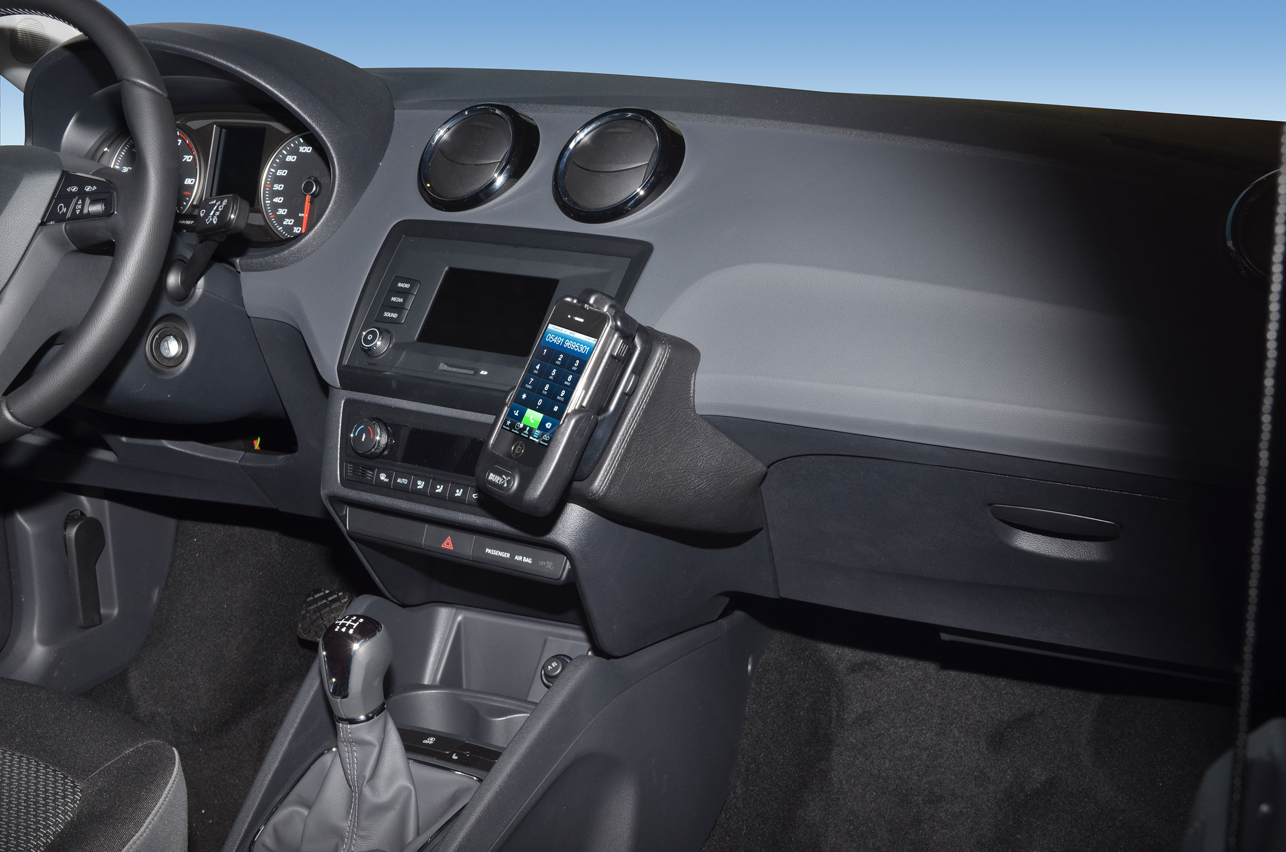 Seat Ibiza 2015-2017 Kleur: Zwart  - Kuda202x 2 - 602020