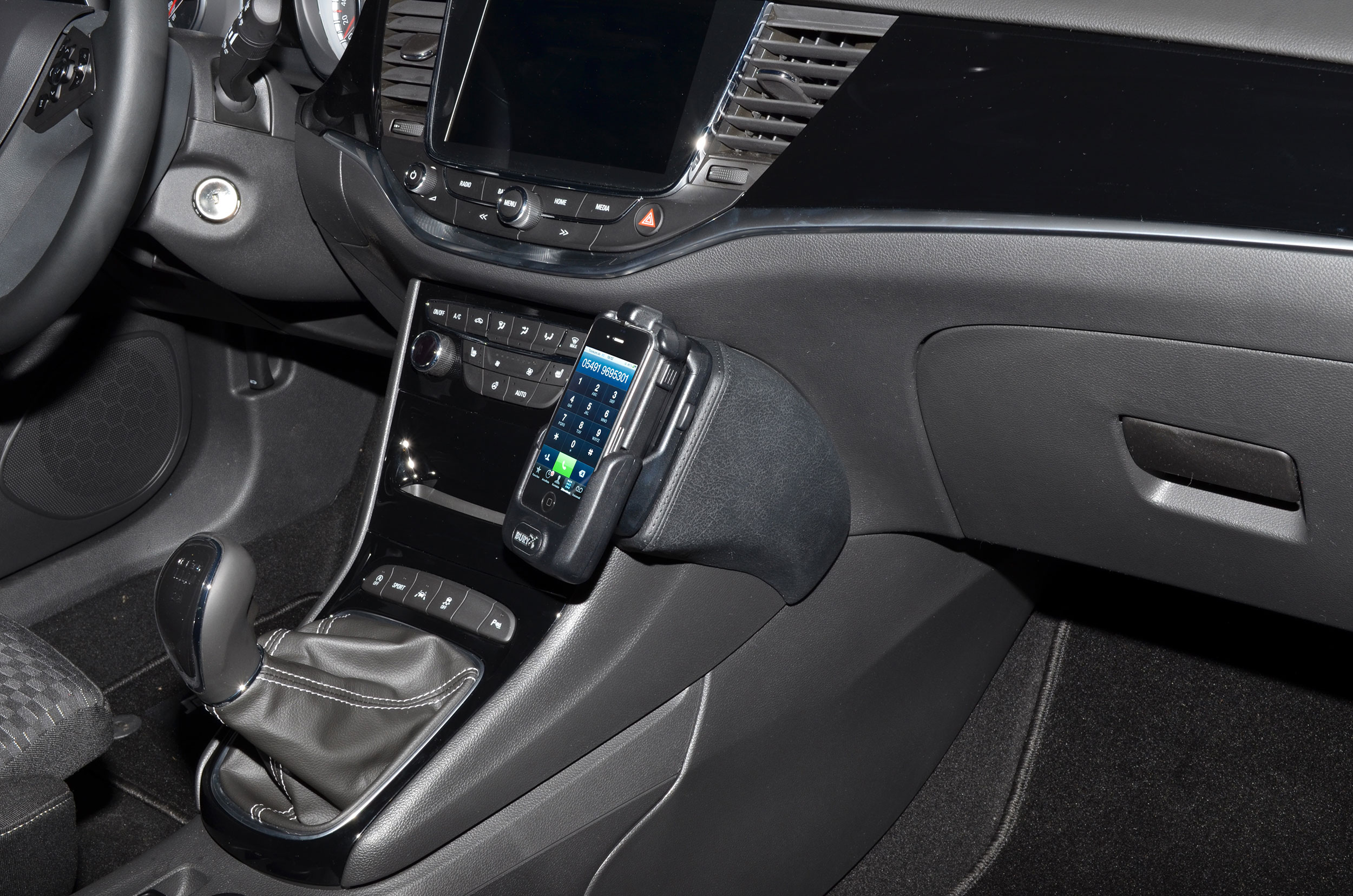 Opel Astra K 2016-2019 Kleur: Zwart - Kuda210x 2 - 602105