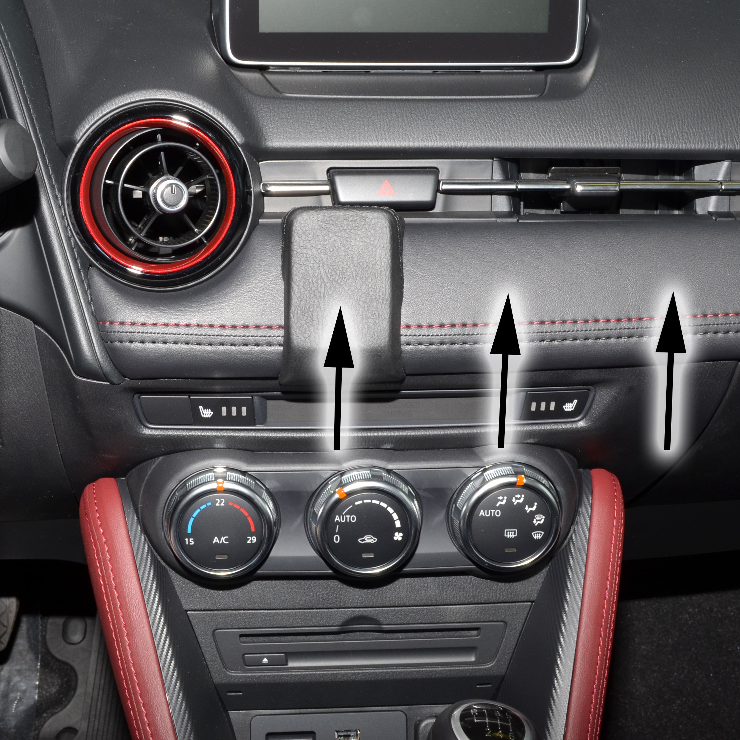 Mazda 2 / CX3 2015-2019 Kleur: Zwart - Kuda596x 4 - 615965