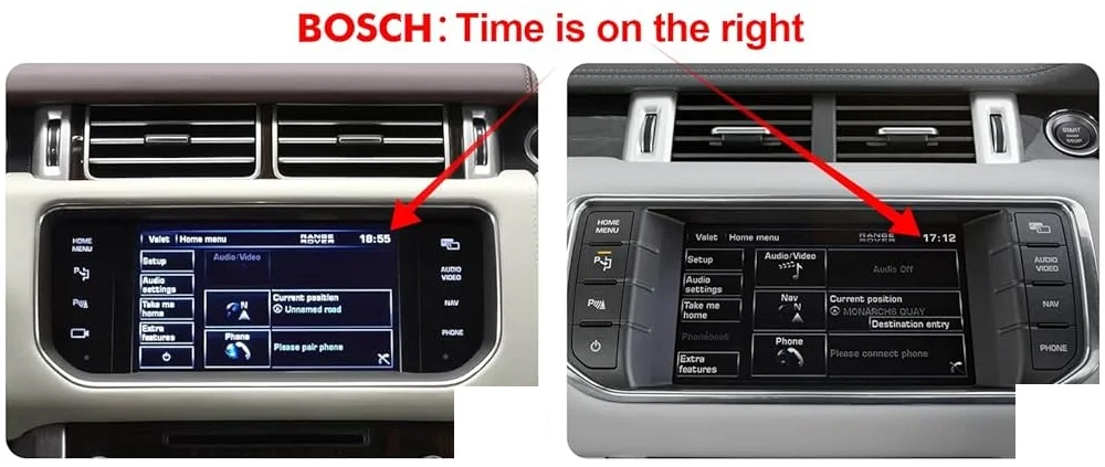 Bosch Host 7/8" draadloos Apple carplay/Android auto uitbreiding - Landrover bosch headunit - WITCP4044