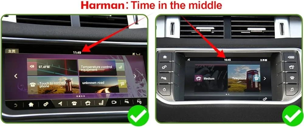 Harman Host 8" draadloos Apple carplay/Android auto uitbreiding - Landrover harman headunit 3 - WITCP1039