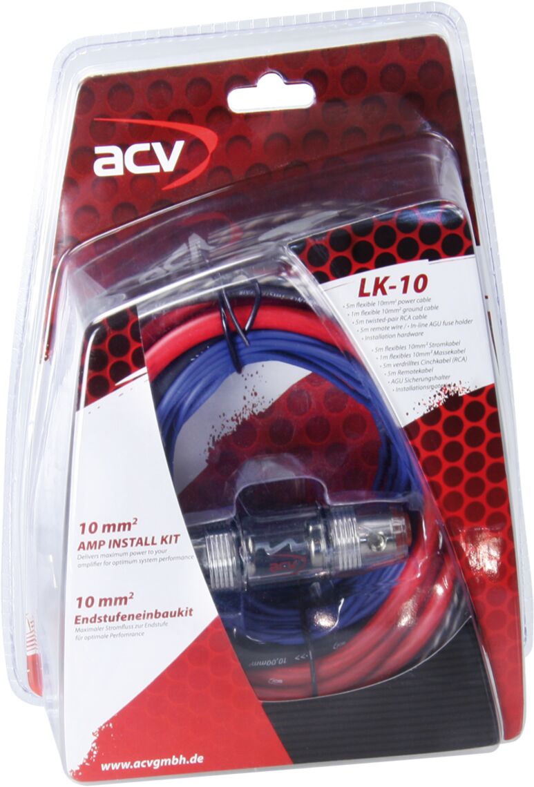 Versterker Installatie Kit 10 qmm&sup2; - Lk 10 verpackt - LK-10