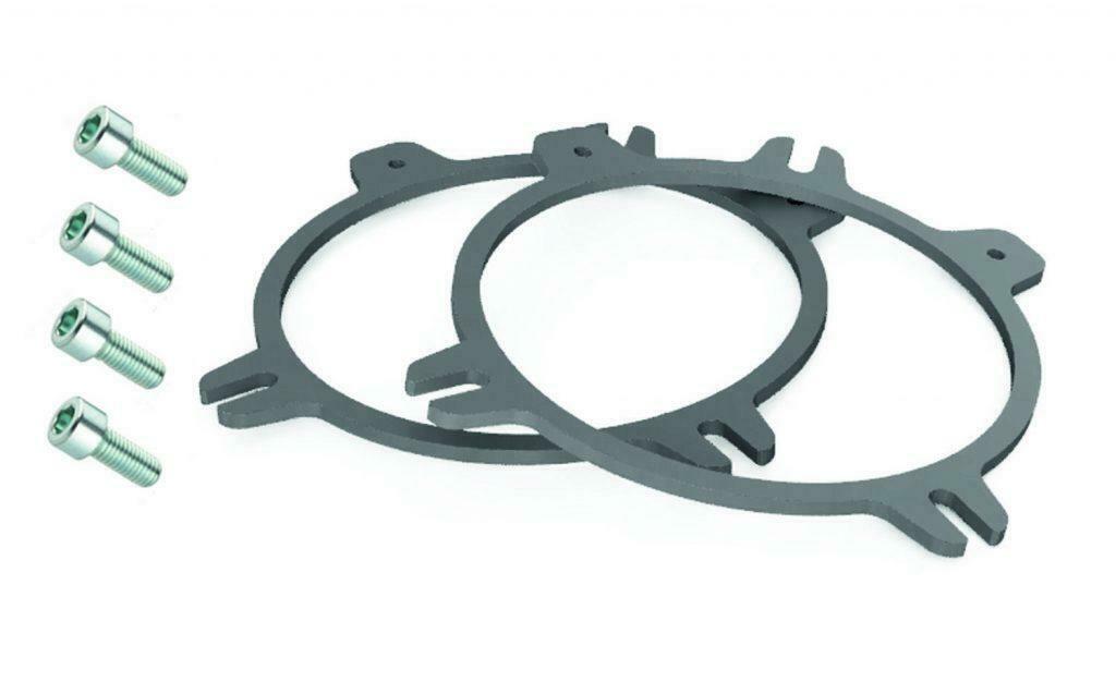 Zeer stabiele universele metalen BMW speakerring 100 mm - Lsrbmw - LSR100 BMW UNI EVO