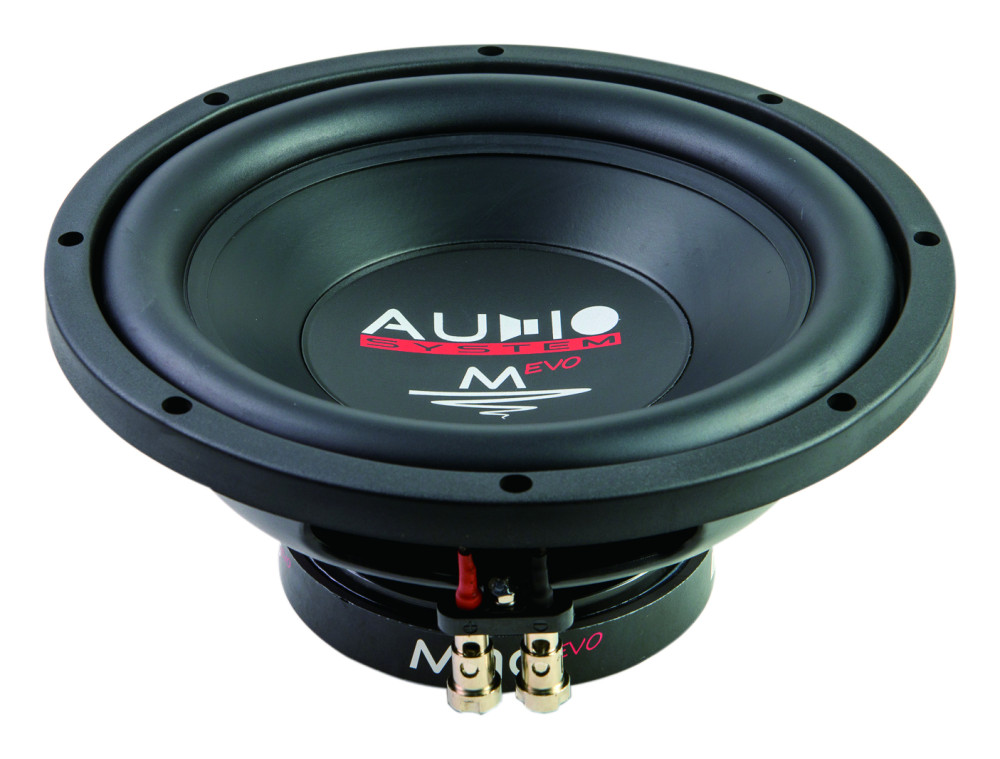 M-Serie 250 mm HIGH EFFICIENT Subwoofer. 200/150 Watt 2+2ohm - M10evo m12evo - M10 DC EVO