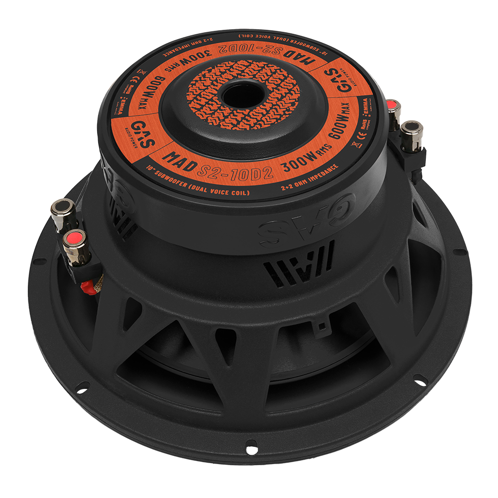 GAS MAD Level 2 Subwoofer 10" 2x2 Ohm            - Mad s2 10d2 6 - MAD S2-10D2