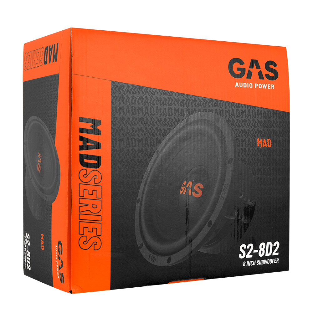 GAS MAD Level 2 Subwoofer 8" 2x2 Ohm                                                                 - Mad s2 8 7 - MAD S2-8D2
